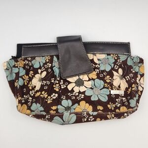 Miche Floral Corduroy Bag Shell Classic Brown Blue Yellow Flowers‎